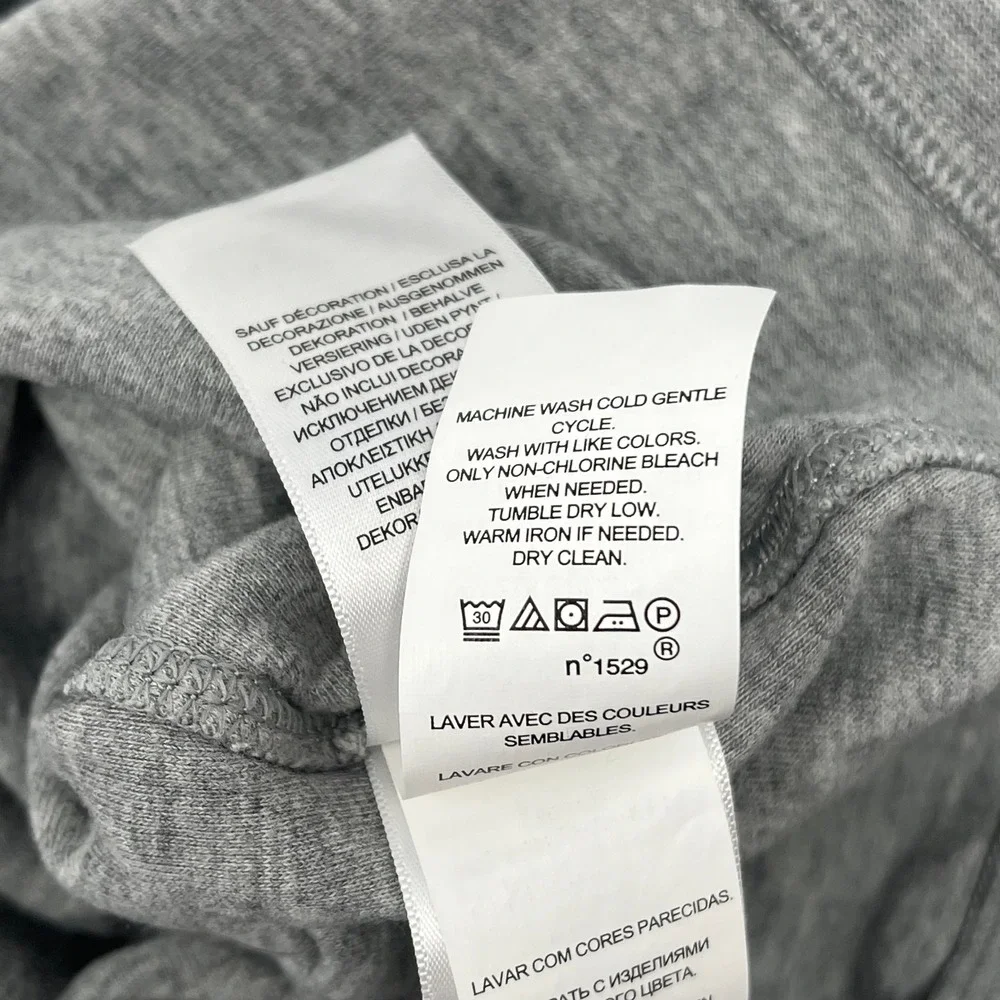 Polo Ralph Lauren Luxury‎ Jersey Quarter Zip Pullover Gray Mens Small Logo